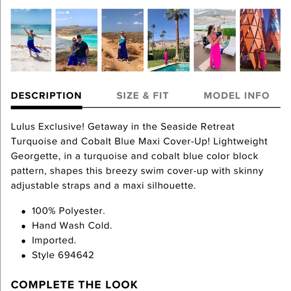 Seaside Retreat Maxi Swimsuit Cover-up - Picture 6 of 6